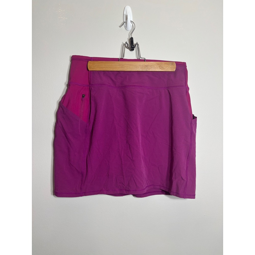 Athleta Action Skort Dobby Pink Purple Athletic Tennis Golf Skirt Size S‎